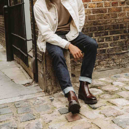 Zinc Pull Up Chelsea Boots Brown